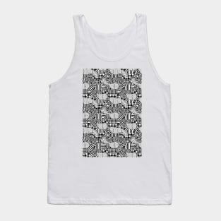 crazy zebra heard Tank Top